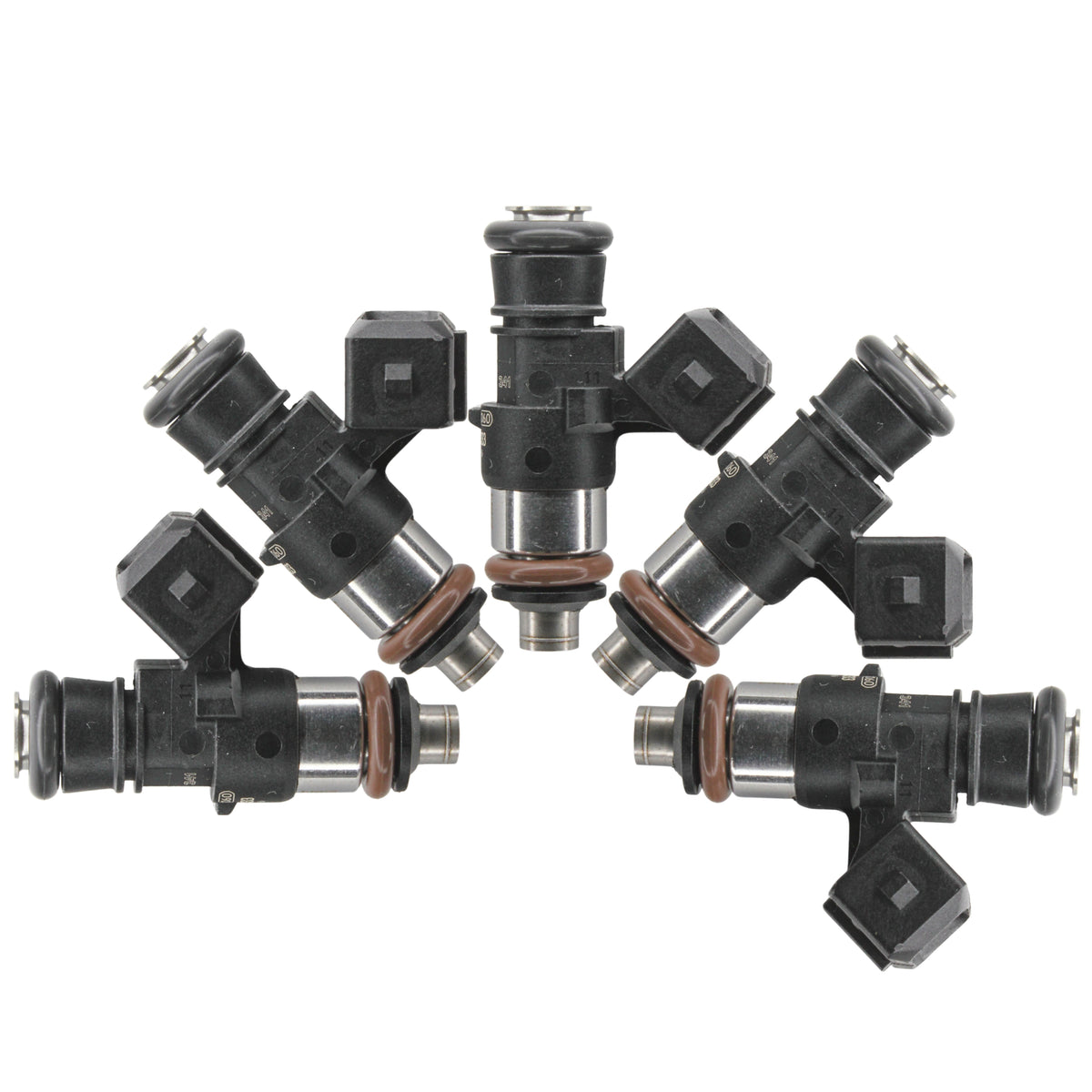 5 x 1650cc 157lb EV14 Short Fuel Injectors single hole for 0280158333 ...