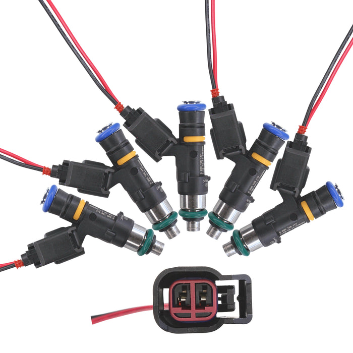 5 x 1400cc fuel injector for FORD FOCUS MK2 2.5T RS ST Fit BOSCH EV14 High Imp