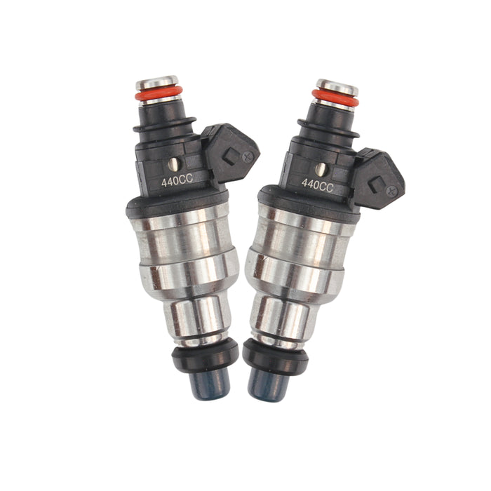 2 x 440cc 42lb Fuel Injectors Fit Mazda Turbo RX7 RX8 FC3S 13B 20B REW GT R3 2