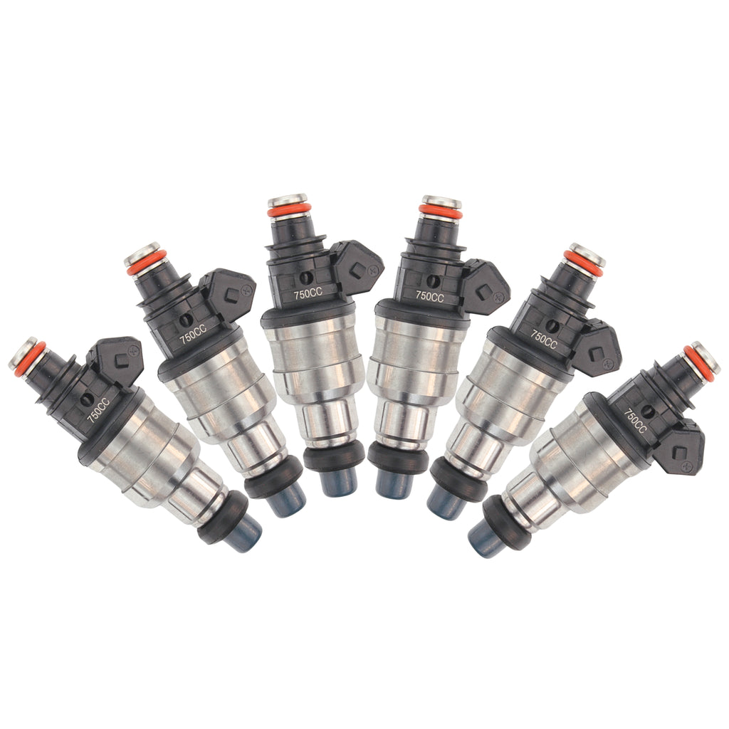 とりむねv7LL 6x 750cc Fuel Injectors for Toyota 7MGE 7MGTE 1JZ 1JZGTE 2JZ 2JZGE
