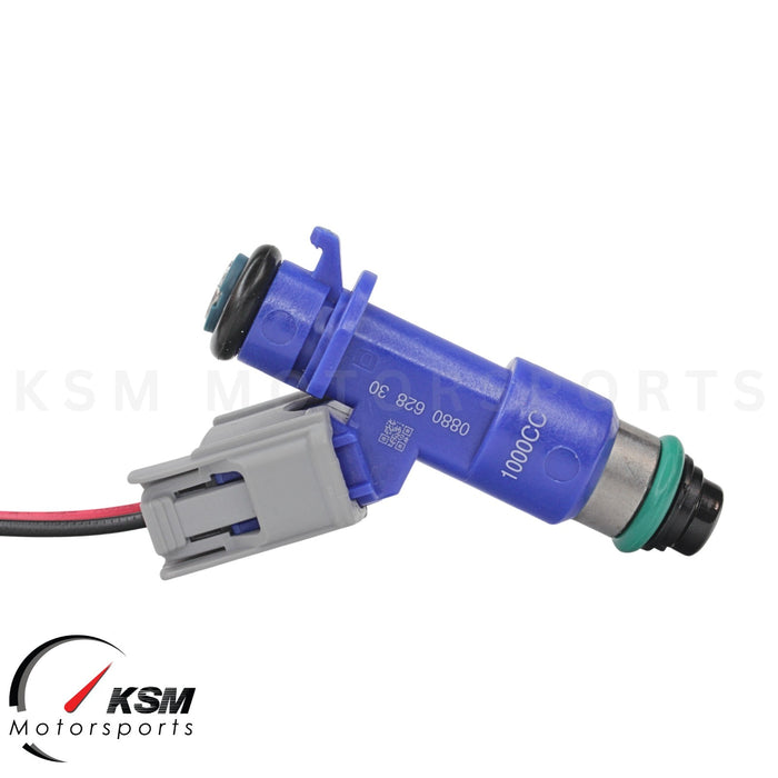 4 x 1000cc fuel Injectors with Plug & Play OBD2 adapters for Honda Acura RDX