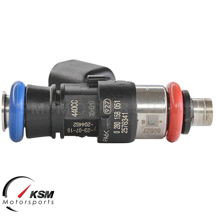 8 HIGH IMPEDANCE FIT BOSCH 42LB 440CC INJECTORS GEN3 LSA LS7 LS3 GM FORD E85