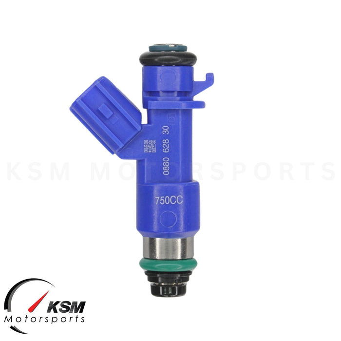 4 x 750cc fuel Injectors with Plug & Play OBD2 adapters for Honda Acura RDX