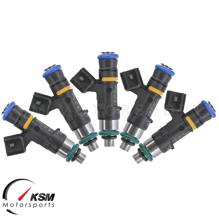 5 x 1400cc fuel injector for FORD FOCUS MK2 2.5T RS ST Fit BOSCH EV14 High Imp