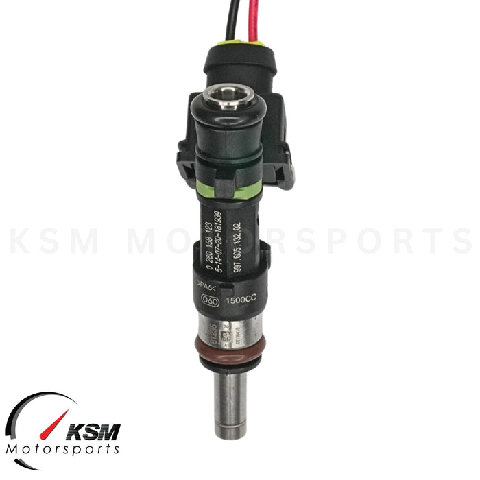 6 x Fuel Injectors fit Bosch 0280158123 1500cc 143 lb Long Nozzle EV14ST E85