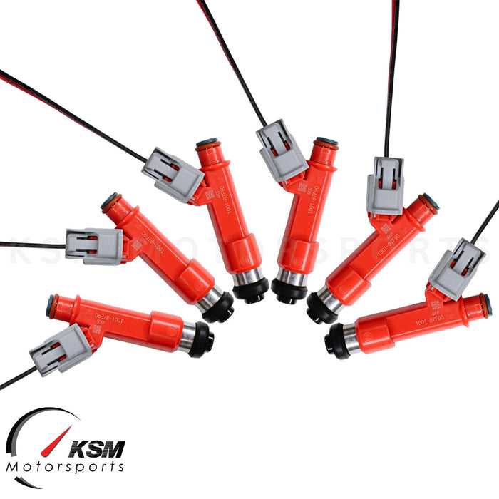 1400cc Fuel Injectors for Nissan RB20DET RB26DETT R32 R33 R34 GTR E85 fit DENSO