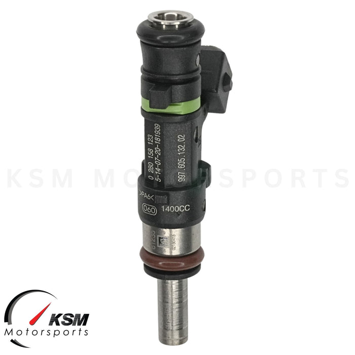 6 x Fuel Injectors fit Bosch 0280158123 1400cc 133 lb Long Nozzle EV14ST E85