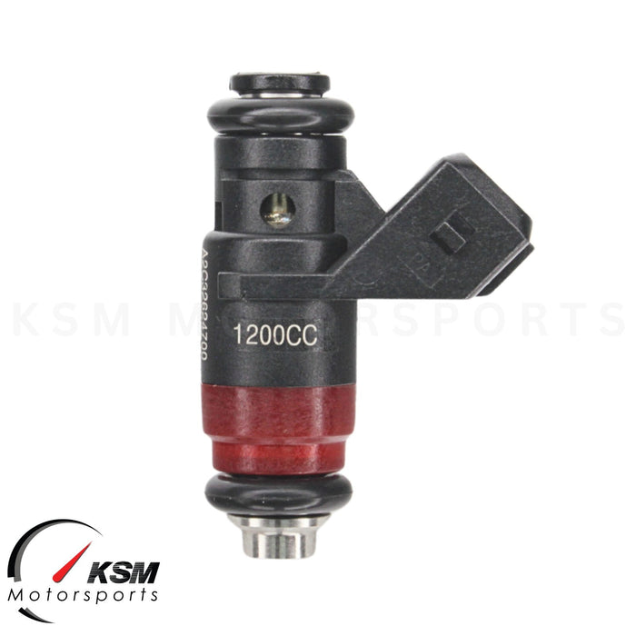 4x 114lb 1200cc fit Deka Compact Short Fuel Injector FI114700 EV1 High Impedance