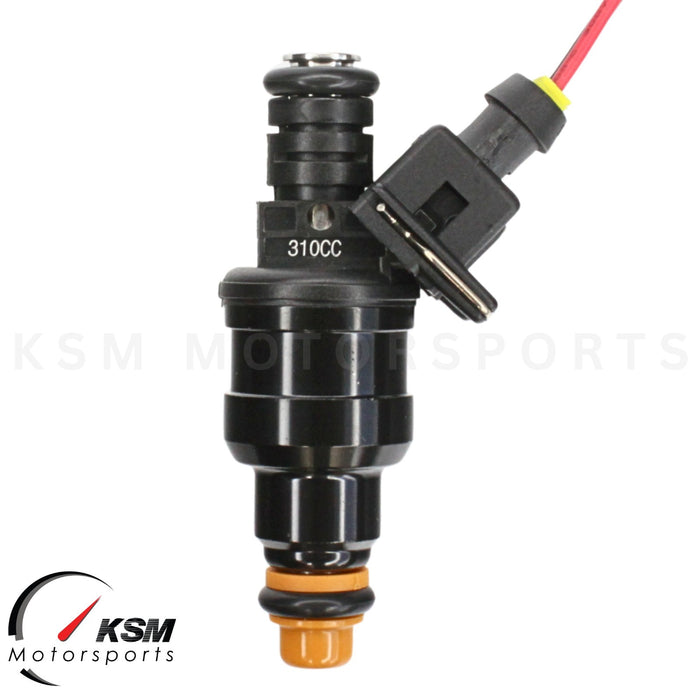 Set 6 x  310cc 30LB Fuel Injectors Wide fit Bosch Chevy GMC V6 3.8L 2.8L Turbo