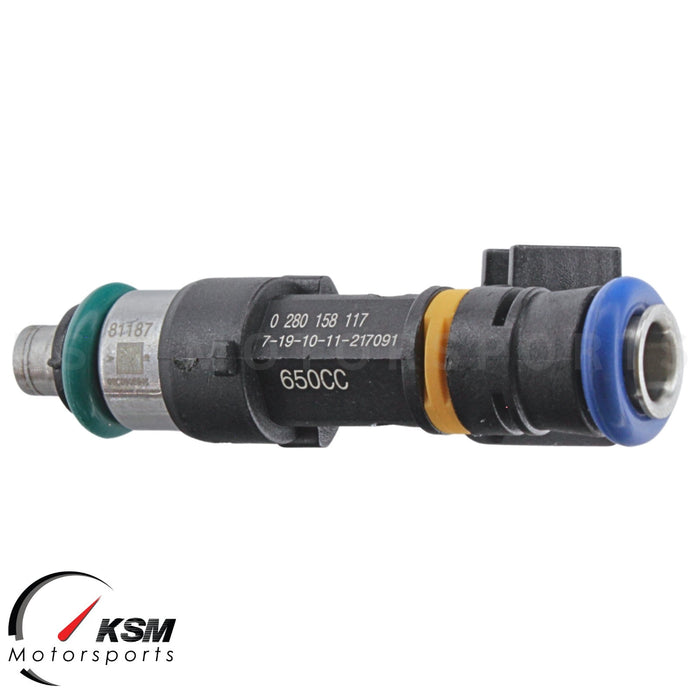 5 x 650cc fuel injectors for FORD FOCUS MK2 2.5T RS ST Fit BOSCH EV14 High Imp