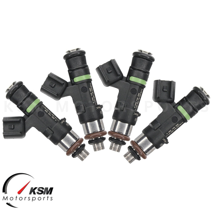 4 x 621cc 56lb Petrol Gas Fuel Injectors EV14ES USCAR E85 Compatible 0280158298