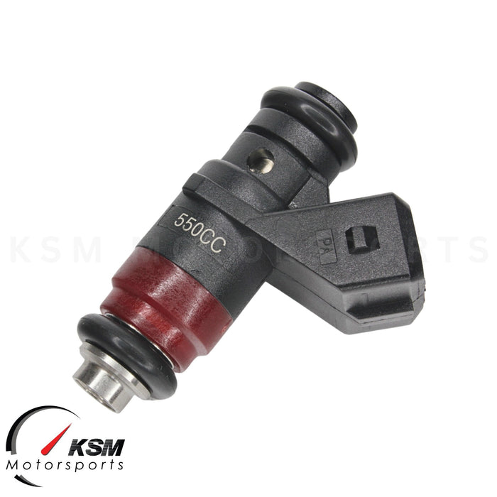 4 x 52lb 550cc fit Deka Compact Short Fuel Injectors FI114700 EV1 High Impedance