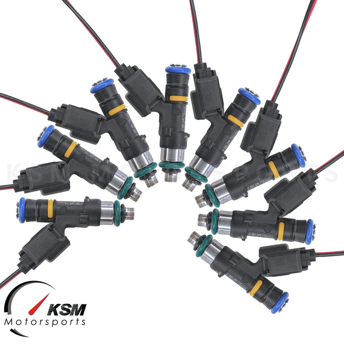 8 EV14 80lb 850cc fuel injectors for LS2 6.0 Pontiac GTO C6 Corvette CTS-V 5.3