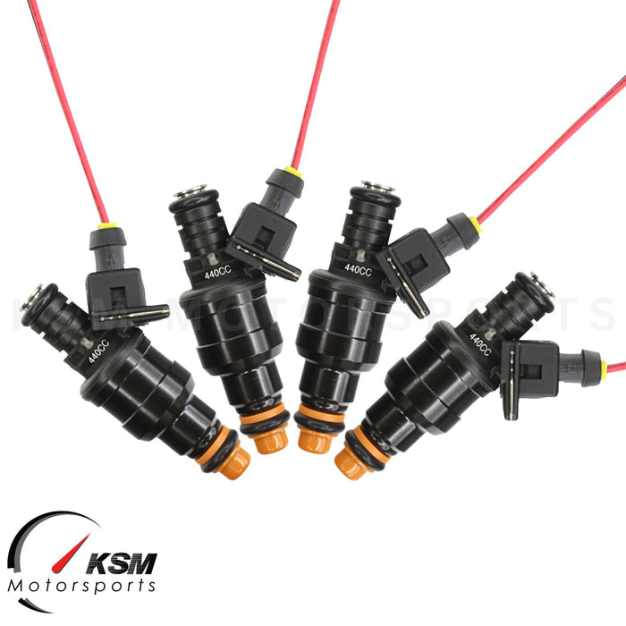 4 injecteurs de carburant de haute qualité 440cc 42LB pour Audi SEAT Ford Skoda VW 1.8L