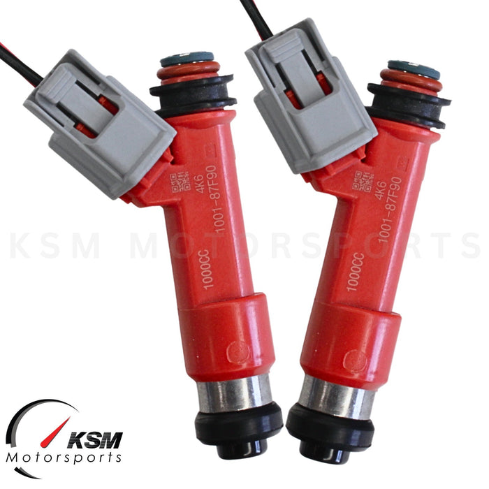 2 x 1000cc Fuel Injectors 96lb for Mazda RX-7 13B FC3S 1.3L Turbo High Impedance