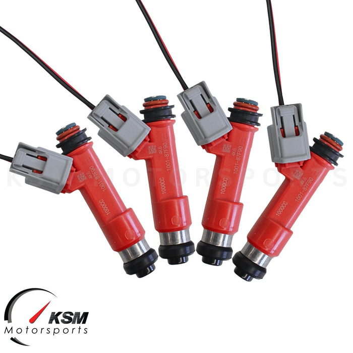4 x 1000cc fit Denso FUEL INJECTORS For MAZDA RX8 13B ROTARY 1.3L TURBO