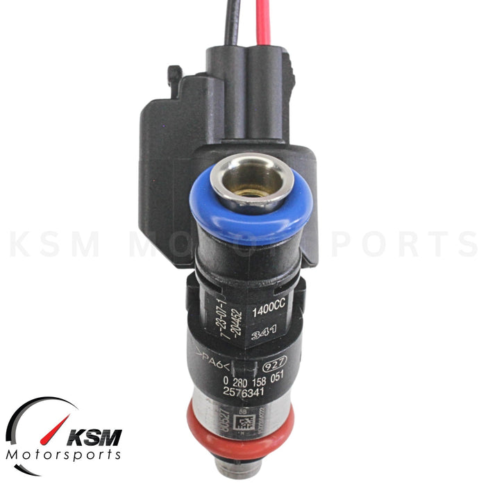 8 x 1400cc Fuel Injectors fit Bosch EV14 Camaro Corvette Pontiac G8 LS3 LS7 E85
