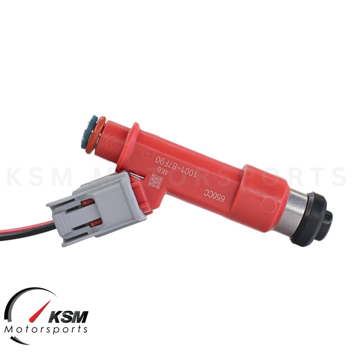 4 x 650cc fit Denso FUEL INJECTORS For MAZDA RX8 13B ROTARY 1.3L TURBO