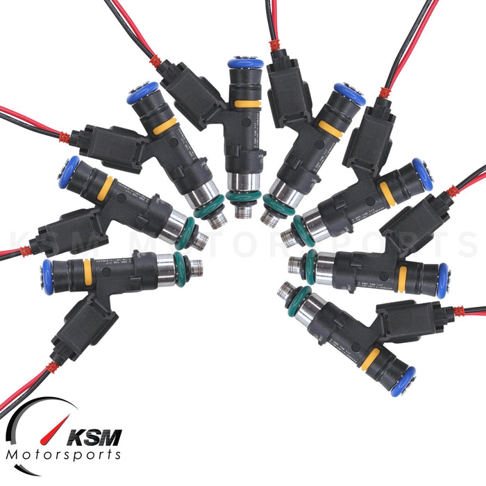 8 EV14 62lb 650cc fuel injectors for LS2 6.0 Pontiac GTO C6 Corvette CTS-V 5.3