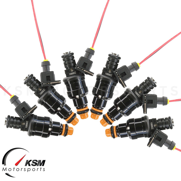 Set 6 x  1000cc 96LB Fuel Injectors Wide fit Bosch for BMW AUDI FORD GMC BUICK