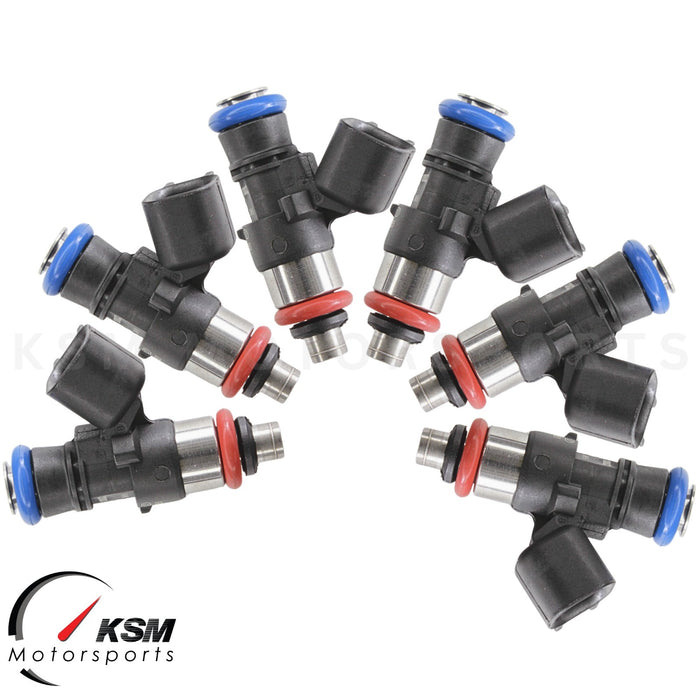 6 x 1000cc Short EV14 pour injecteurs de carburant Bosch E85 haute performance sûre 