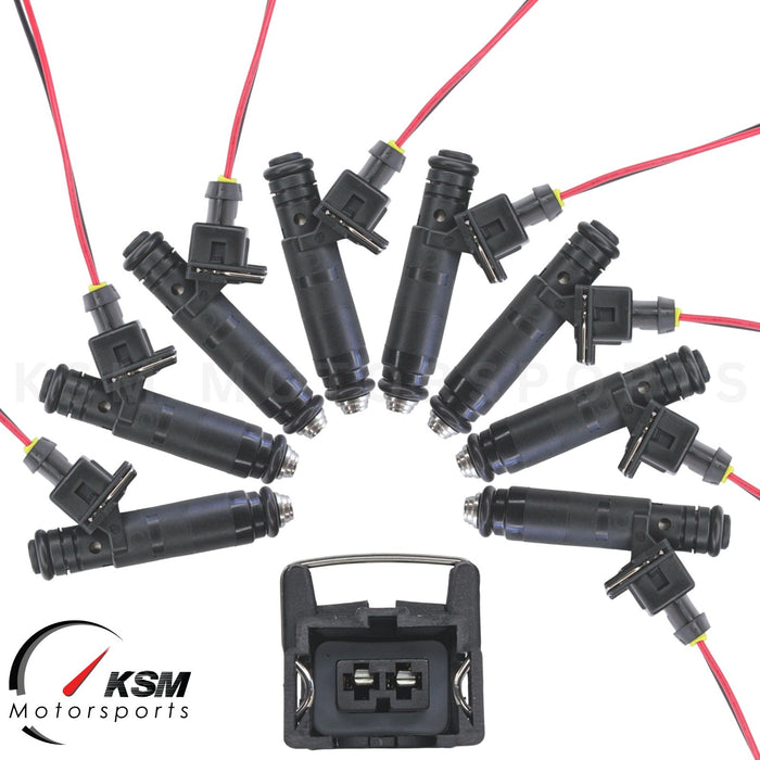 8x 1000cc fit Siemens Deka 95lb Fuel Injectors EV1 Chevy Ford LS1 LT1 LSX V8 e85
