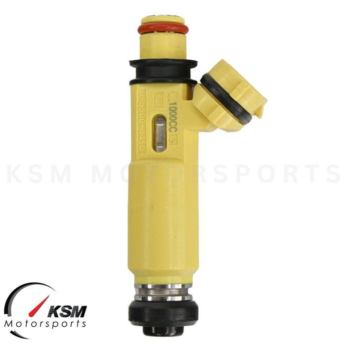 4x 1000cc for MAZDA OEM 04-08 RX8 RX7 13B Miata fit Denso yellow fuel injectors