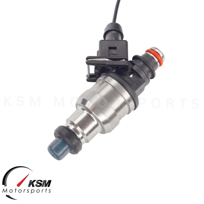 4x 750cc Fuel Injectors For EVO 4-9 RX-7 FC3S 13B 20B 4AGE 4G63T EV1 e85