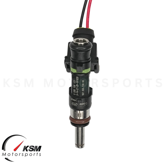 4 x Fuel Injectors fit Bosch 0280158123 440c 42lb Long Nozzle EV14ST E85