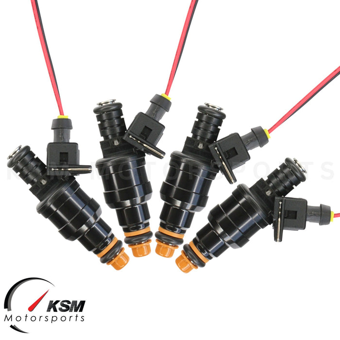 4 x 1200 cc 114LB Einspritzdüsen, breite Passform für Bosch E30 S14 M10 Turbo DOHC TT