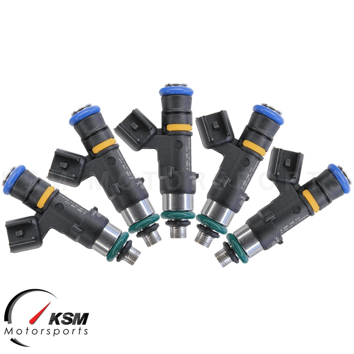 5 x 310cc fuel injectors for FORD FOCUS MK2 2.5T RS ST Fit BOSCH EV14 High Imp