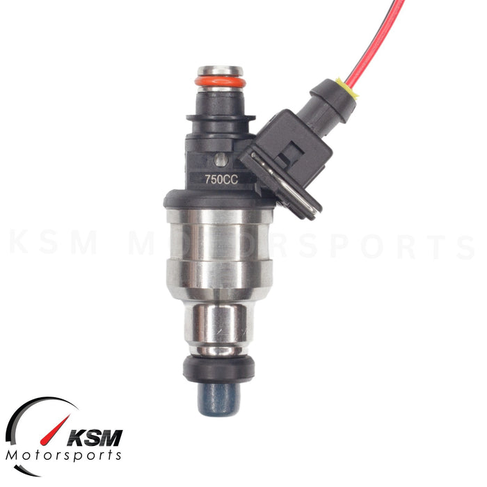 2 injecteurs de carburant 750 cc 70 lb pour Mazda Turbo RX7 RX8 FC3S 13B 20B REW GT R3 2 