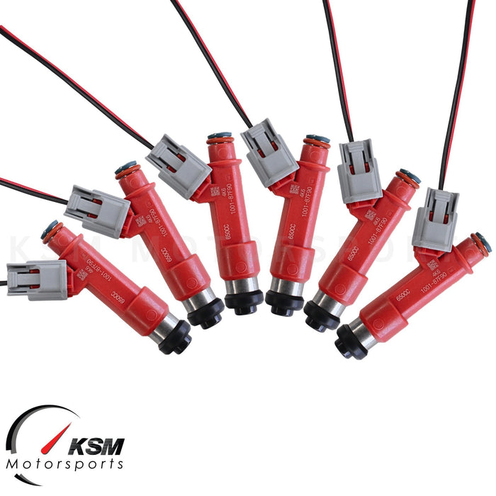 650cc Fuel Injectors for Nissan RB20DET RB26DETT R32 R33 R34 GTR E85 fit DENSO