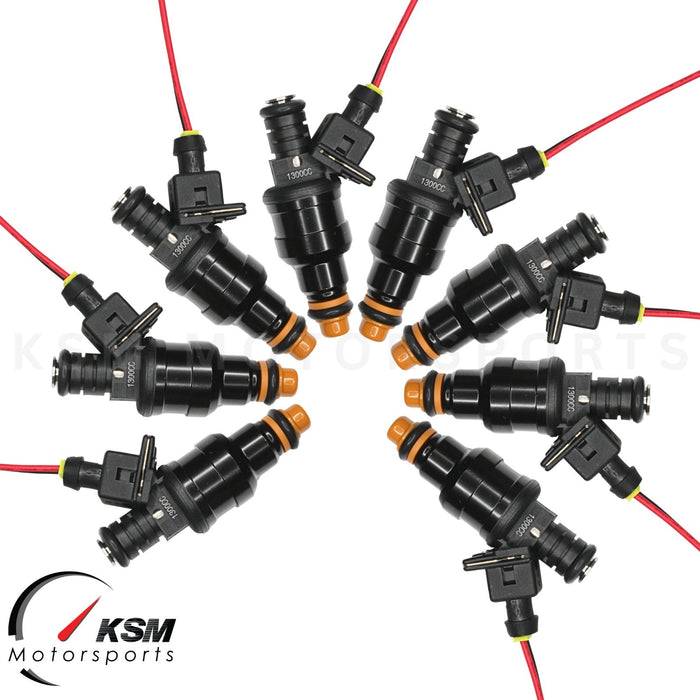 8 1300cc 124LB EV1 Fuel Injectors for GM LT1 LS1 LS6 Ford Mustang SOHC DOHC BMW