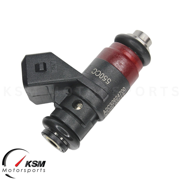 4 x 52lb 550cc fit Deka Compact Short Fuel Injectors FI114700 EV1 High Impedance