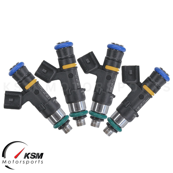 Set 4 650cc fuel injectors for MITSUBISHI EVO X 4B11T Fit BOSCH EV14 Evolution