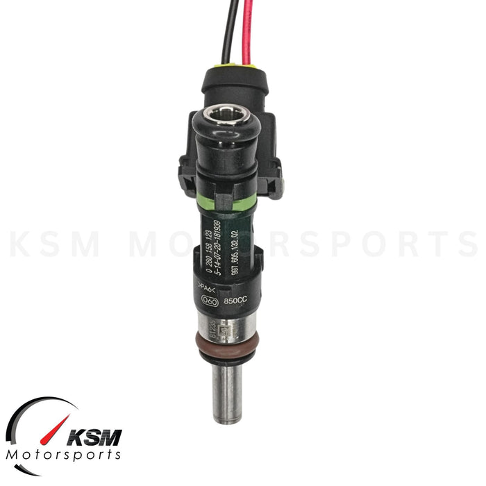 5 injecteurs de carburant compatibles avec Bosch 0280158123 850 cc 81 lb, buse longue EV14ST E85 