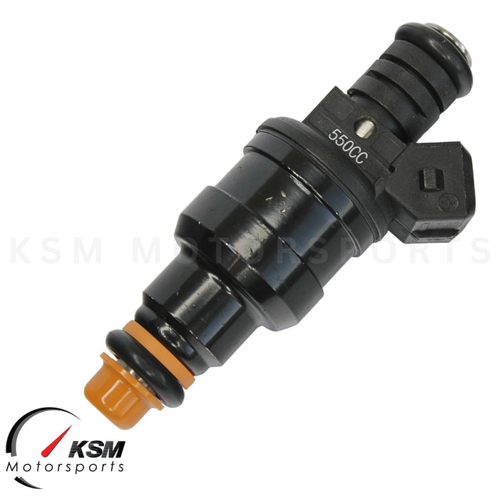 Set 6 x  550cc 52LB Fuel Injectors Wide fit Bosch Chevy GMC V6 3.8L 2.8L Turbo