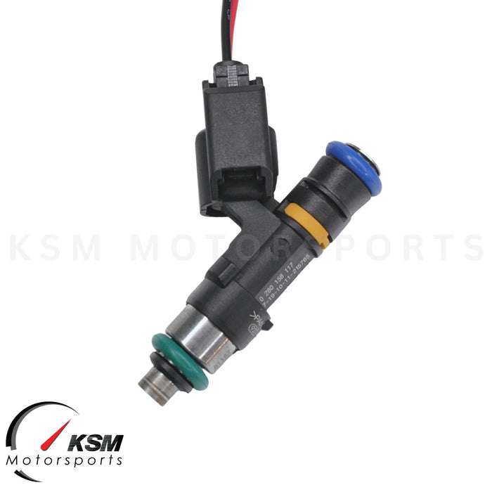 Set 4 1000cc fuel injectors for 2009-2012 HYUNDAI GENESIS 2.0T fit BOSCH  EV14