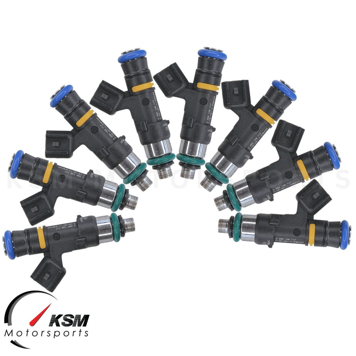 8 EV14 62lb 650cc fuel injectors for LS2 6.0 Pontiac GTO C6 Corvette CTS-V 5.3