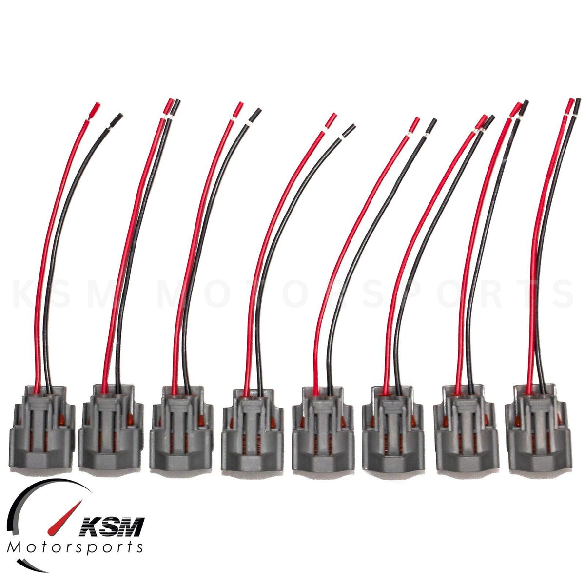 8 x Fuel injector Connectors Wiring Clips Pigtails fit NIPPON DENSO SU ...