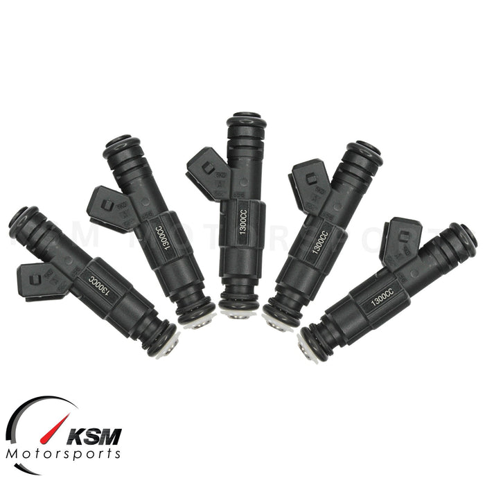 5x EV6 Fuel Injectors 1300cc 124lb for Volvo 850 C70 S60 S60R S70 V70 XC90 Turbo