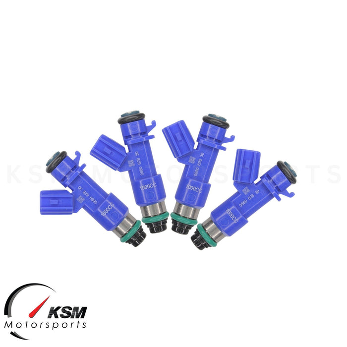 4 x 1000cc fuel Injectors with Plug & Play adapters for Honda Acura RDX