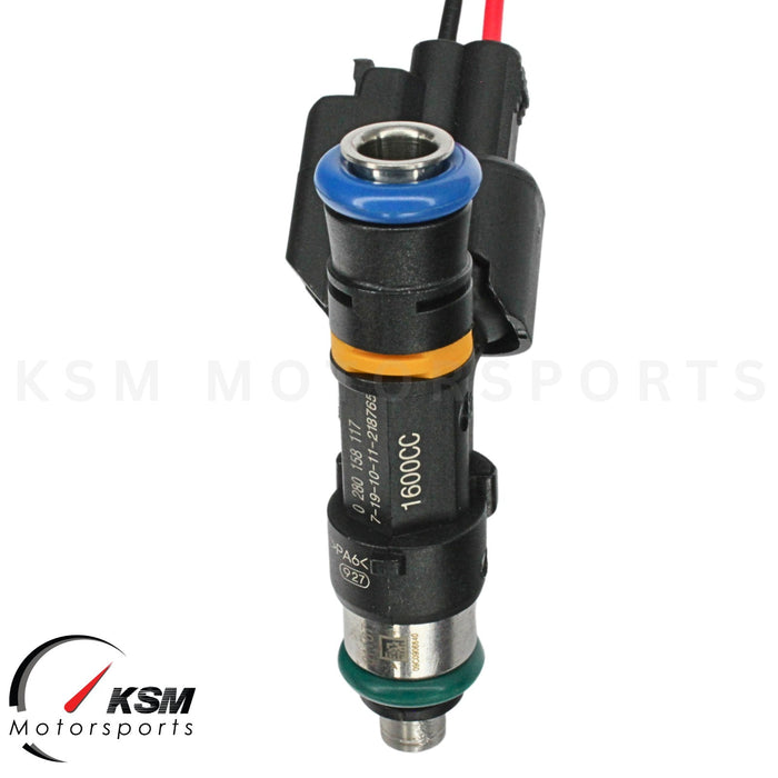 Set 4 1600cc fuel injectors for 2009-2012 HYUNDAI GENESIS 2.0T BOSCH style EV14