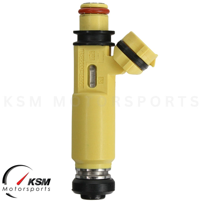 4x 450cc for MAZDA OEM 04-08 RX8 RX7 13B Miata fit Denso yellow fuel injectors