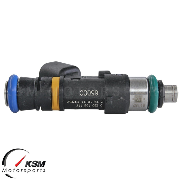 4 x 650cc fuel injectors for 2009 - 2012 HYUNDAI GENESIS 2.0T Fit BOSCH EV14