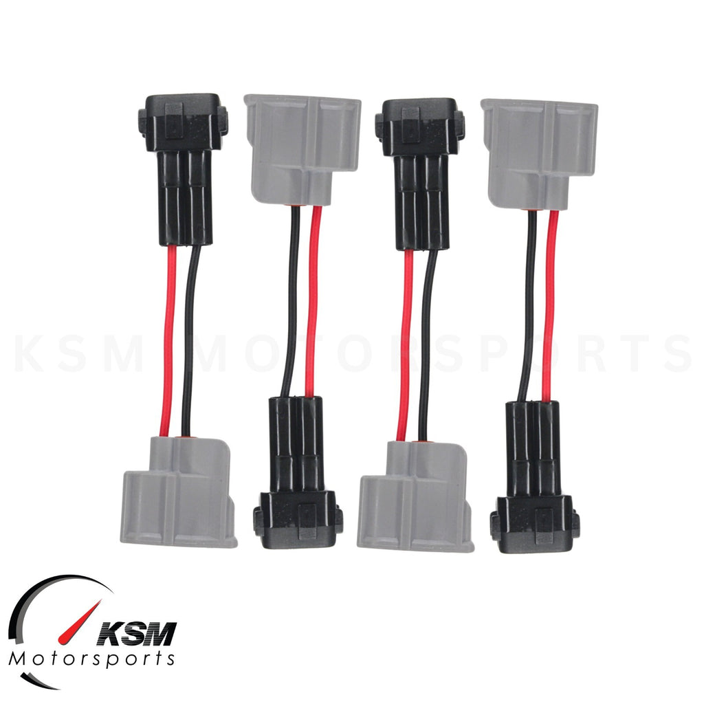 4 x OBD2 TO RDX 410cc FUEL INJECTOR CONVERSION JUMPER HARNESS