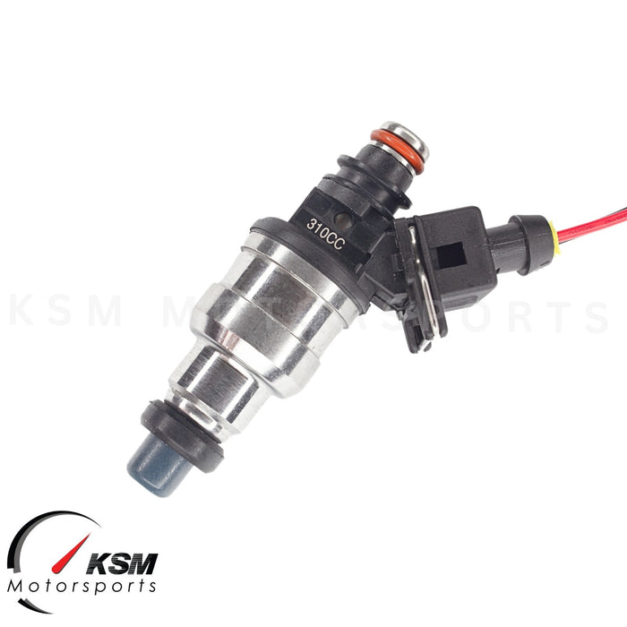2 x 310cc 30lb Fuel Injectors Fit Mazda Turbo RX7 RX8 FC3S 13B 20B REW GT R3 2