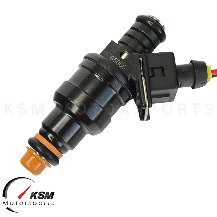 Set 6 x 850cc 80LB Einspritzdüsen, breite Passform, Bosch für BMW, AUDI, FORD, GMC, BUICK