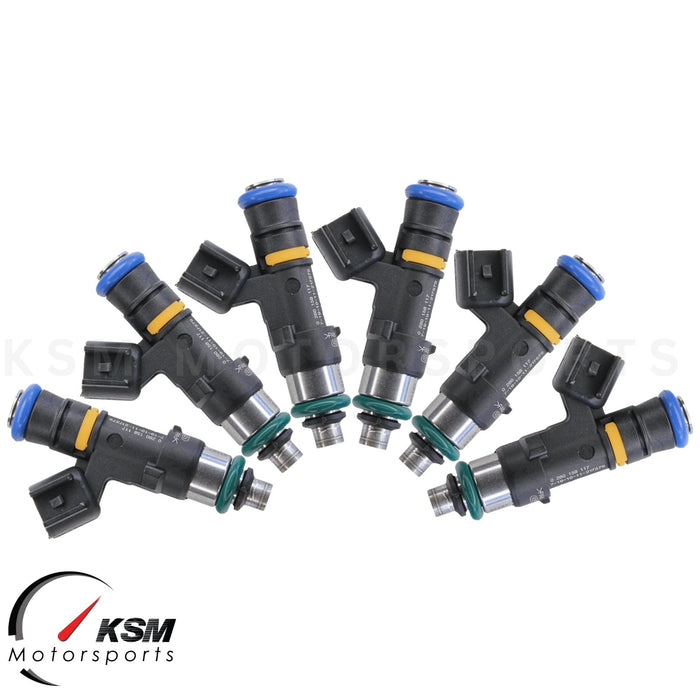 Set of 6 x 310cc 30lb fuel injectors for TOYOTA SUPRA 2JZGTE fit BOSCH EV14 e85